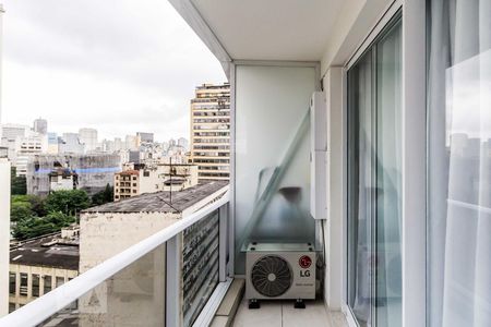 Varanda de kitnet/studio à venda com 1 quarto, 22m² em Centro, São Paulo