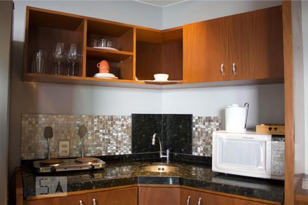 Studio para alugar com 60m², 1 quarto e 1 vagaCozinha - Armários