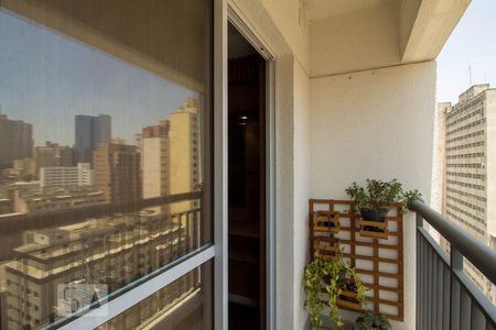 varanda de apartamento para alugar com 1 quarto, 41m² em Liberdade, São Paulo