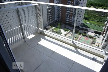 Varanda da Sala de apartamento para alugar com 1 quarto, 65m² em Barra da Tijuca, Rio de Janeiro