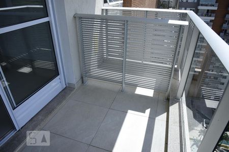 Varanda da Sala de apartamento para alugar com 1 quarto, 65m² em Barra da Tijuca, Rio de Janeiro