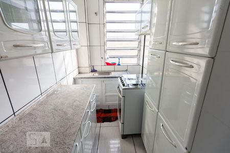 Cozinha de apartamento para alugar com 2 quartos, 45m² em Santa Cecília, São Paulo