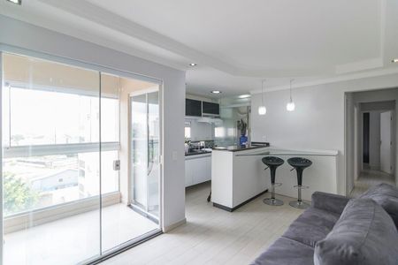 Sala de apartamento para alugar com 2 quartos, 52m² em Vila Eldízia, Santo André