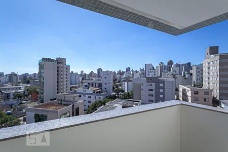 Vista da varanda da sala de apartamento à venda com 3 quartos, 95m² em Anchieta, Belo Horizonte