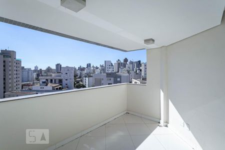 Varanda da sala de apartamento à venda com 3 quartos, 95m² em Anchieta, Belo Horizonte
