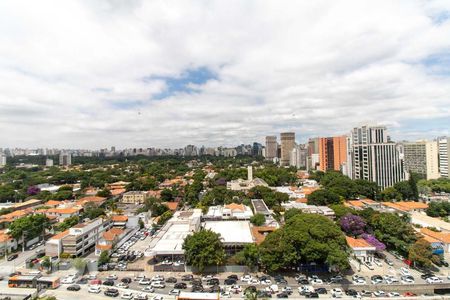 Sala - Detalhe da vista de apartamento para alugar com 3 quartos, 270m² em Pinheiros, São Paulo
