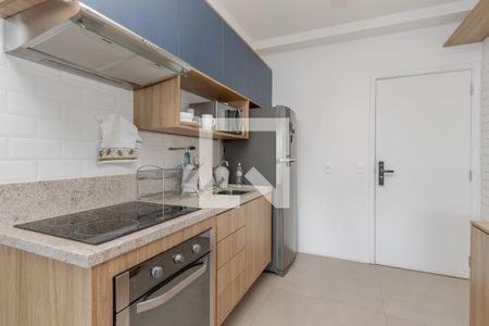 Cozinha de apartamento à venda com 1 quarto, 42m² em Cidade Monções, São Paulo