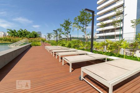 Studio para alugar com 60m², 1 quarto e 1 vagaPiscina