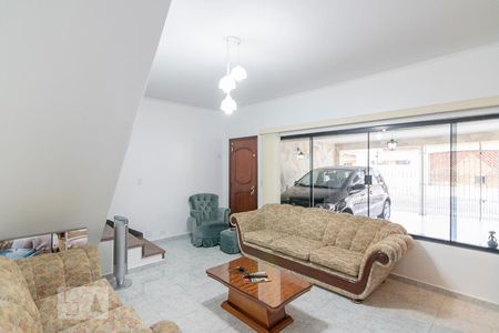 Sala de Estar de casa à venda com 3 quartos, 300m² em Vila Scarpelli, Santo André