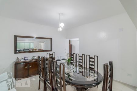 Sala de Jantar de casa à venda com 3 quartos, 300m² em Vila Scarpelli, Santo André