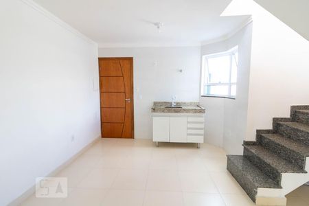 Sala e Cozinha de apartamento à venda com 2 quartos, 80m² em Vila Eldízia, Santo André