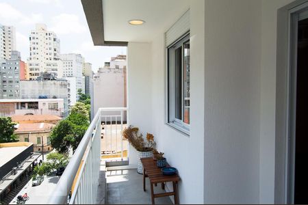 Varanda da Sala de kitnet/studio para alugar com 1 quarto, 34m² em República, São Paulo