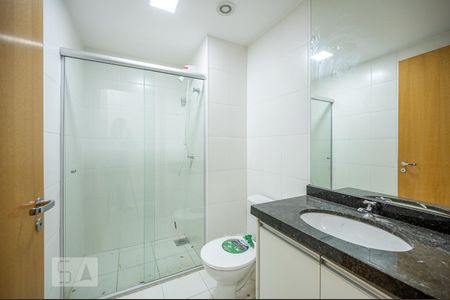 Banheiro da Suíte de apartamento para alugar com 1 quarto, 40m² em Taguatinga Sul (taguatinga), Brasília