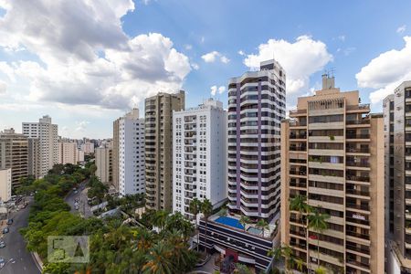 Vista da sala de apartamento para alugar com 3 quartos, 109m² em Jardim Proença, Campinas