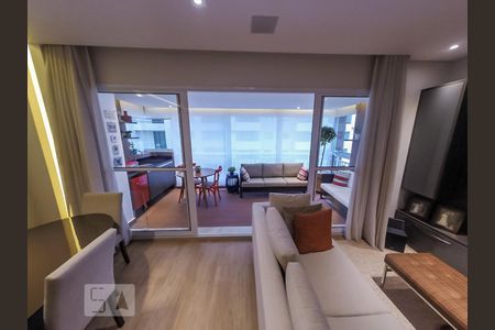 Sala de apartamento para alugar com 2 quartos, 92m² em Cidade Monções, São Paulo