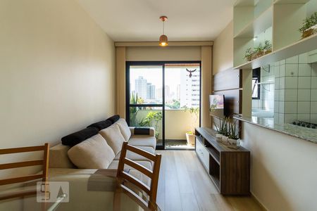 Sala de apartamento para alugar com 1 quarto, 37m² em Parque Imperial, São Paulo