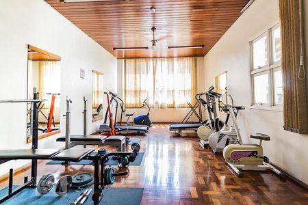 Área comum - Academia de apartamento à venda com 2 quartos, 67m² em Menino Deus, Porto Alegre