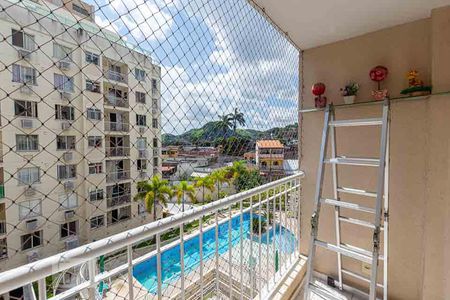 Varanda da Sala de apartamento à venda com 2 quartos, 56m² em Barreto, Niterói