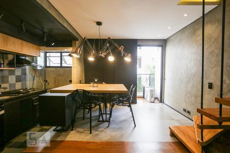 Sala de apartamento para alugar com 1 quarto, 65m² em Paraíso, São Paulo