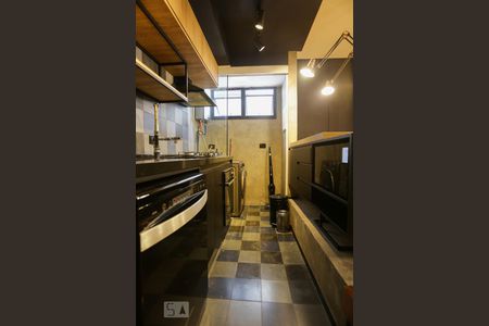 Cozinha de apartamento para alugar com 1 quarto, 65m² em Paraíso, São Paulo
