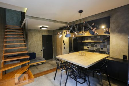 Sala de apartamento para alugar com 1 quarto, 65m² em Paraíso, São Paulo