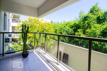 Varanda da Sala de apartamento para alugar com 2 quartos, 64m² em Recreio dos Bandeirantes, Rio de Janeiro