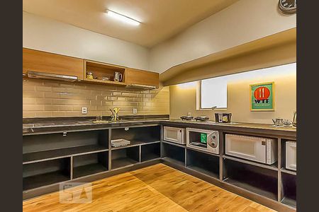 Cozinha de kitnet/studio à venda com 1 quarto, 20m² em Centro Histórico, Porto Alegre