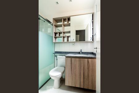 Banheiro suite de apartamento para alugar com 3 quartos, 79m² em Tristeza, Porto Alegre