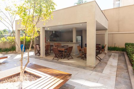 Área Comum: Churrasqueira de kitnet/studio à venda com 1 quarto, 51m² em Alphaville Conde Ii, Barueri