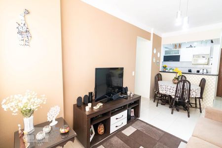Sala de apartamento à venda com 3 quartos, 71m² em Vila Valparaíso, Santo André