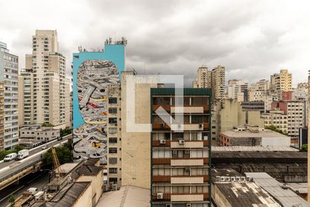 Vista da Sala de apartamento para alugar com 1 quarto, 30m² em Vila Buarque, São Paulo