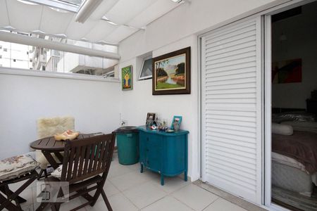 Apartamento à venda com 58m², 1 quarto e 1 vagaVaranda do Quarto