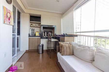 Varanda Gourmet de apartamento para alugar com 3 quartos, 106m² em Jardim Arpoador, São Paulo