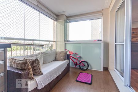 Varanda Gourmet de apartamento para alugar com 3 quartos, 106m² em Jardim Arpoador, São Paulo