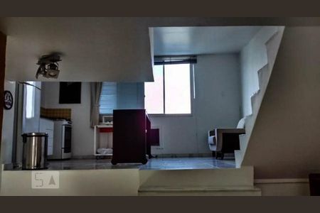 sala cozinha de apartamento para alugar com 1 quarto, 47m² em Vila Tramontano, São Paulo