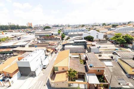 Vista  da Sala de apartamento à venda com 2 quartos, 66m² em Vila Metalúrgica, Santo André