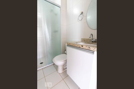 Banheiro  de apartamento à venda com 2 quartos, 66m² em Vila Metalúrgica, Santo André