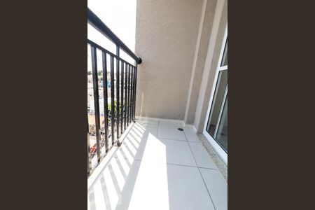 Varanda da Sala  de apartamento à venda com 2 quartos, 66m² em Vila Metalúrgica, Santo André