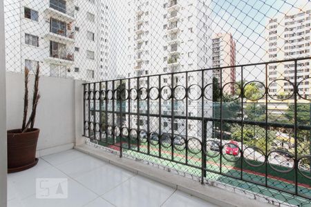 Varanda da Sala de apartamento para alugar com 2 quartos, 55m² em Vila Parque Jabaquara, São Paulo