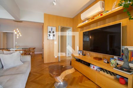 Sala de apartamento à venda com 3 quartos, 190m² em Campo Belo, São Paulo