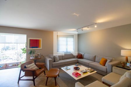 Sala de apartamento à venda com 3 quartos, 190m² em Campo Belo, São Paulo