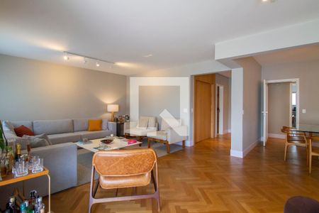 Sala de apartamento à venda com 3 quartos, 190m² em Campo Belo, São Paulo