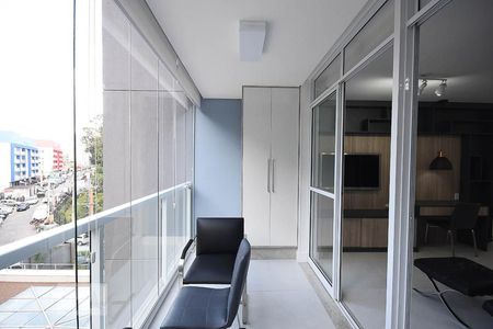 Varanda de apartamento à venda com 1 quarto, 35m² em Real Parque, São Paulo