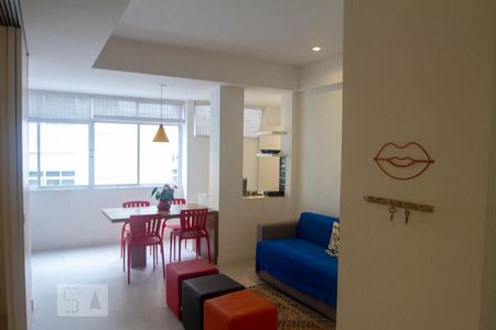 Sala de apartamento à venda com 1 quarto, 49m² em Ipanema, Rio de Janeiro