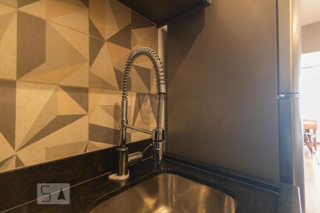 Cozinha de apartamento para alugar com 1 quarto, 30m² em Vila Cordeiro, São Paulo