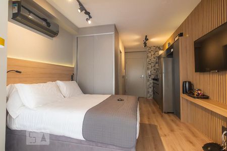 Sala-Quarto de apartamento para alugar com 1 quarto, 30m² em Vila Cordeiro, São Paulo