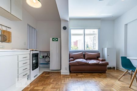 Sala de apartamento à venda com 1 quarto, 45m² em Itaim Bibi, São Paulo