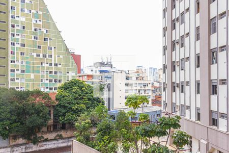 Vista da Sala de apartamento à venda com 1 quarto, 35m² em Bela Vista, São Paulo
