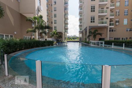 Área comum - Piscina de apartamento para alugar com 1 quarto, 25m² em Taquara, Rio de Janeiro