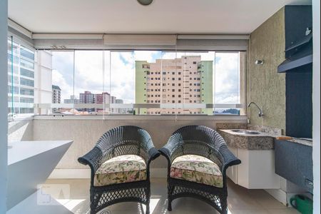 Varanda Gourmet  de apartamento para alugar com 3 quartos, 112m² em Campestre, Santo André